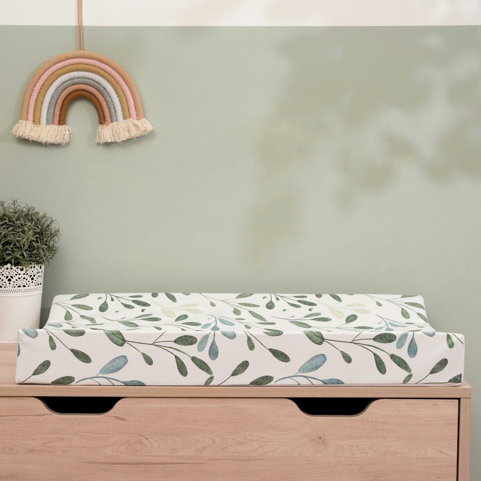 image 1 of Clair de Lune Olive Changing Mat Anti-Roll Wedge