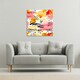 image 2 of Abstract fall seamless pattern in Bright autumn colours (Canvas Print) 90 x 90 x 4cm