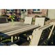 image 2 of Ergo 8 Seater Square Table Set - L149 x W149 x H77 cm - Minimal Assembly Required - Set of Waterproof Cushions Included