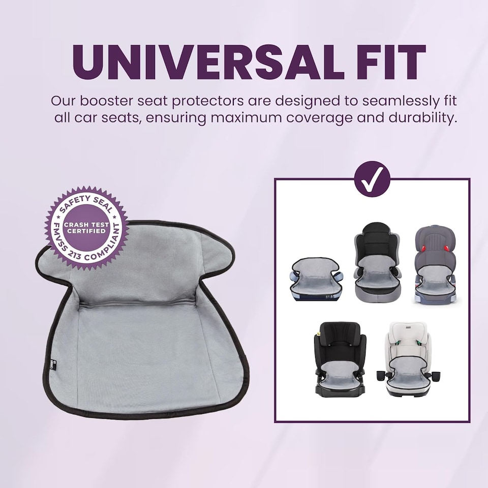 image 1 of Lynmark® Potty Training Car Seat Protector Cover No Buckle Hole | Grey | 1