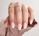 image 3 of Everyday Elegance - Press On Nails | Pink | white