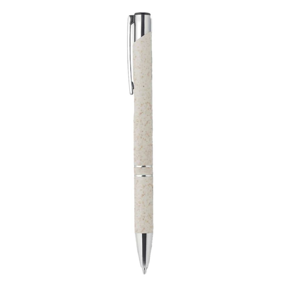 image 1 of MidOcean Bern Pecas Ballpoint Pen - Beige - 13.5cm x 1cm