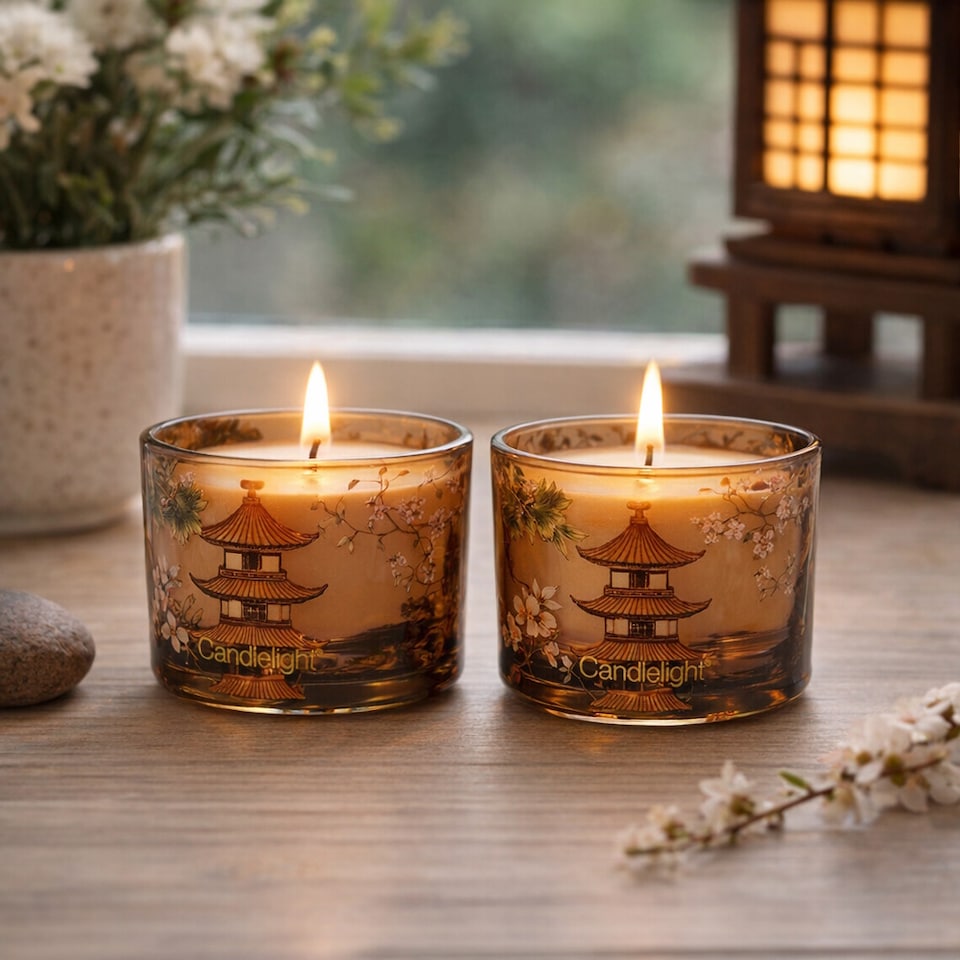 image 1 of The Silk Road Collection Samarkand Moroccan Spice Candle Duo Gift Set