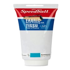 Speedball Fabric Block Printing Ink, Turquoise, 5oz