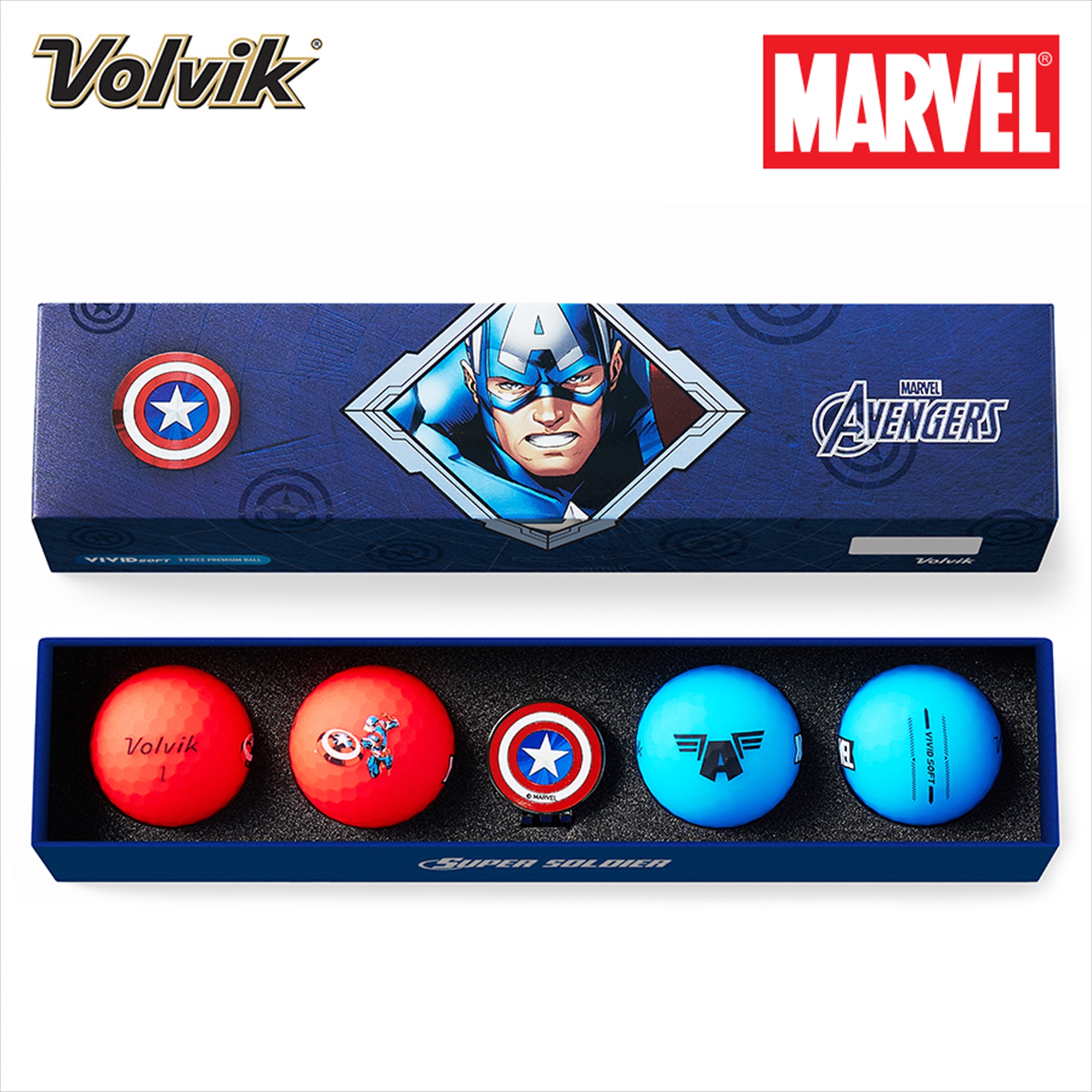 Volvik Marvel Captain America 4.0