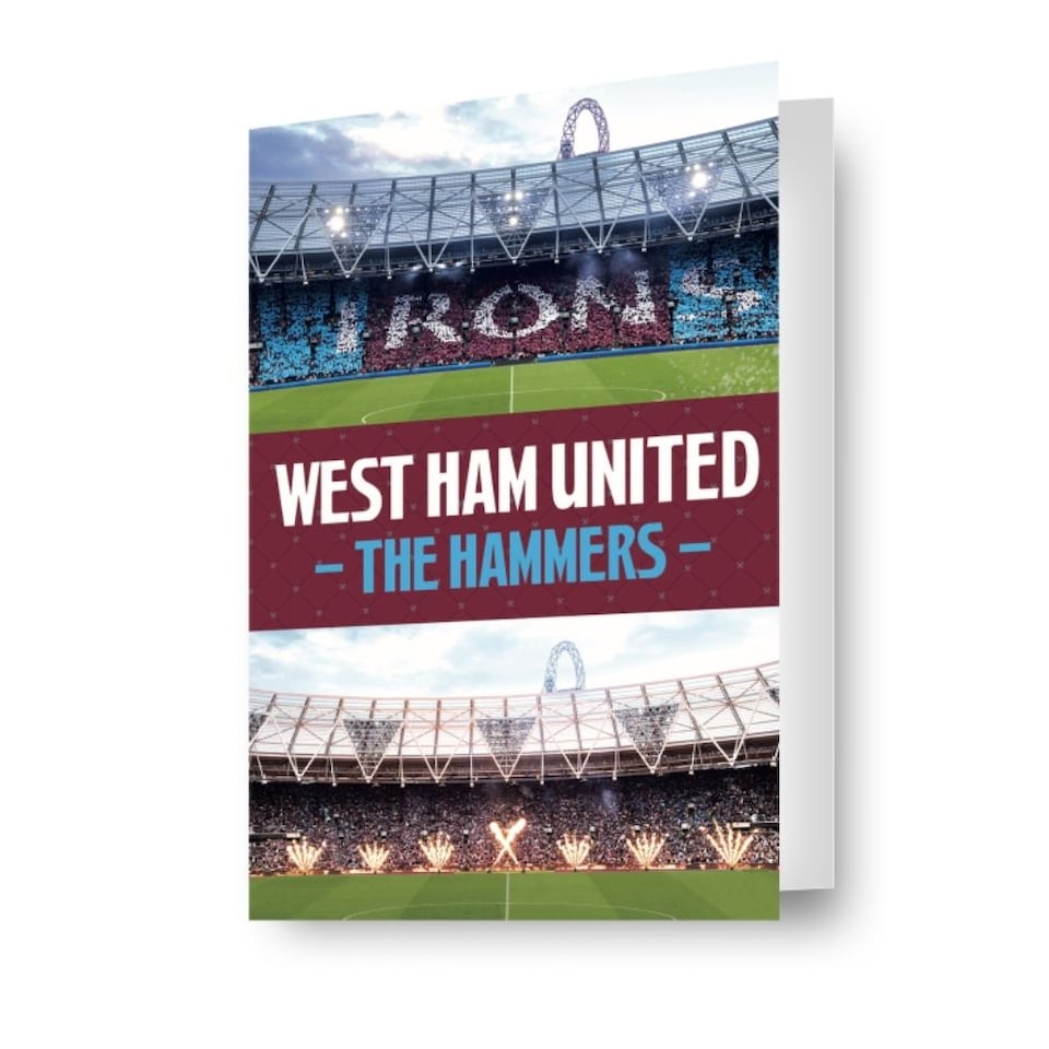 image 1 of WEST HAM FC LENTICULAR 3D-EFFECT CARD