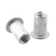 image 2 of M3 M4 M5 M6 Alu Nut Serts Riveting Threaded Inserts Blindnut Rivnut 200pc