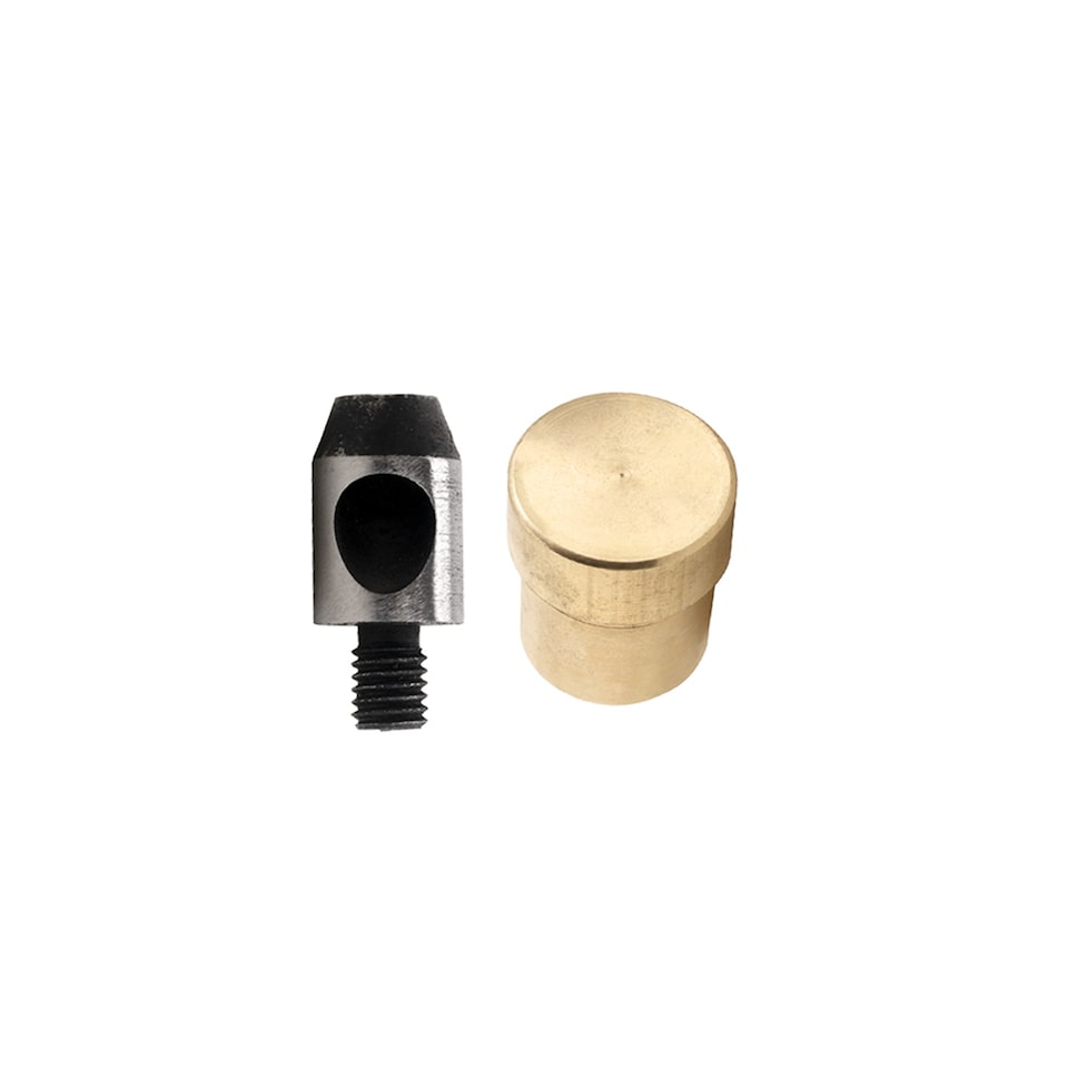 image 1 of 12mm Multi-Layer Hole Cutter Punch Die Tool wth Gold Base for Fabrics