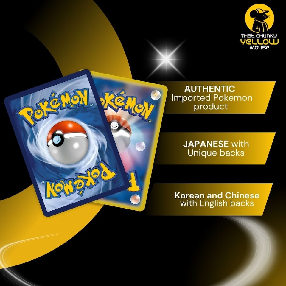 image 1 of Pokémon Card Mixed Nation Bundle TCYM 20 Pack English Japanese Korean Chinese Special Rare