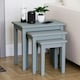 image 2 of Vida Designs Yorkshire Set of 3 Nest of Tables Sofa Side End Table, Grey