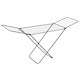 image 2 of Black Clothes Airer Metal Foldable Clothes Drying Rack With Winged Stand For Indoor & Outdoor Use