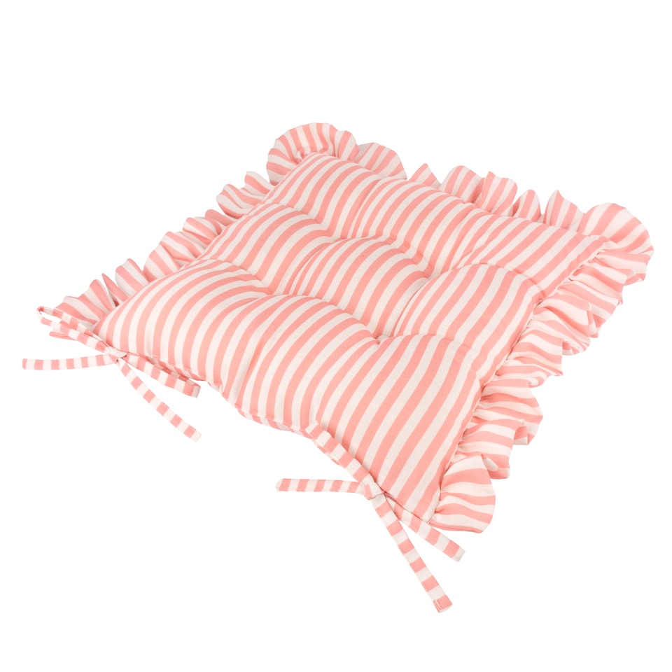 image 1 of Wylder Millie Ruffle 2 Pack Indoor Outdoor Seat Pads