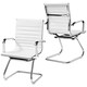 image 1 of Yaheetech 2pcs Mid-back Ergonomic Office Desk Chair Black | White