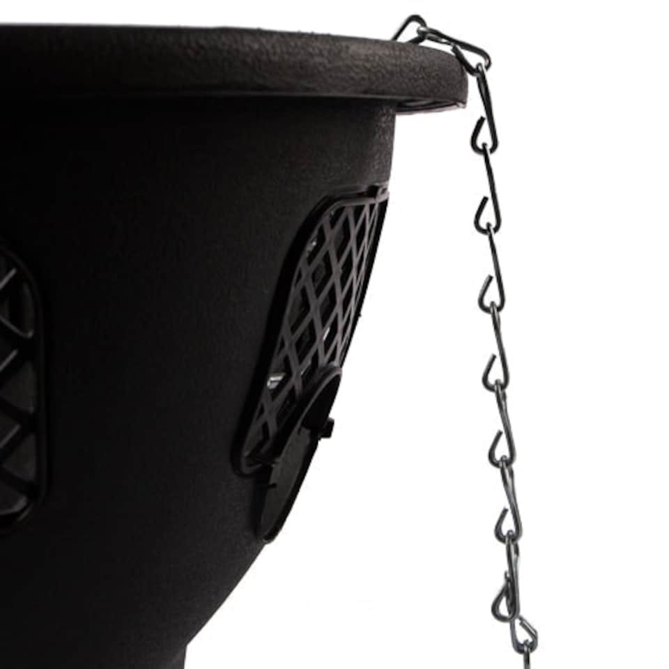 image 1 of Easy Pocket Blooming Black Hanging Basket 30cm Black | Black