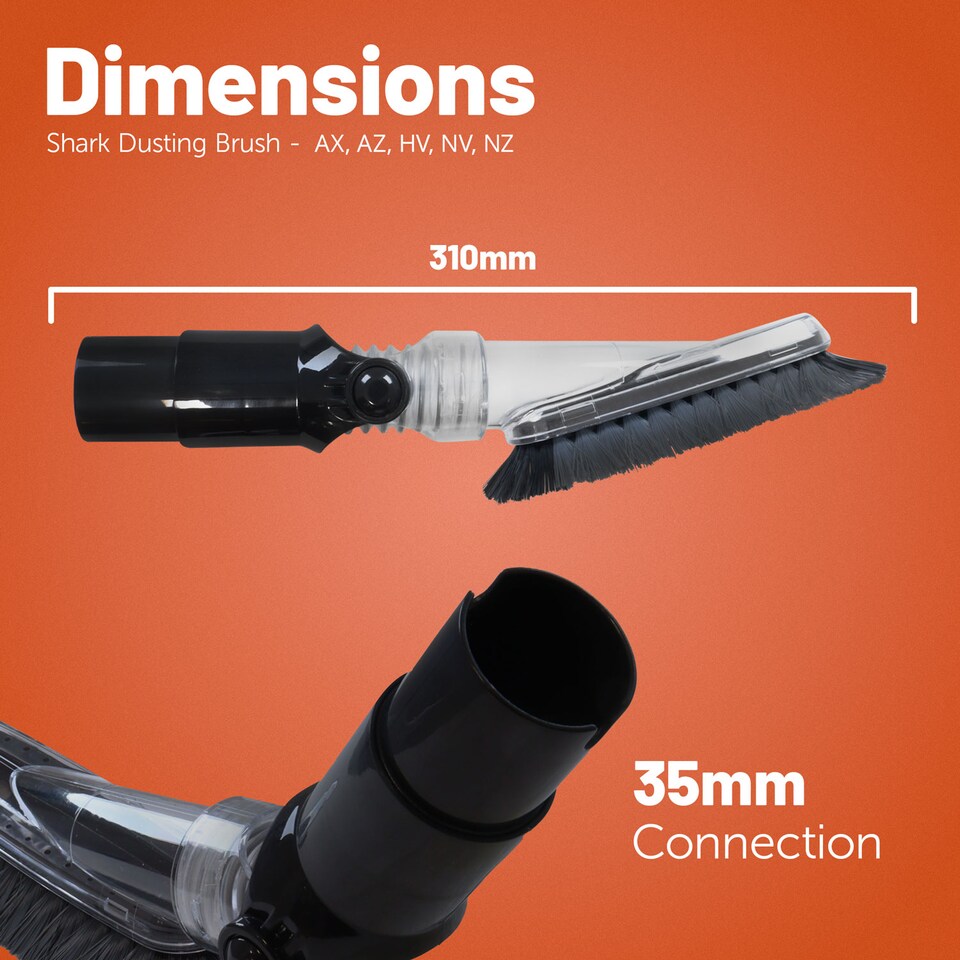 image 1 of Reliapart Dusting Brush Compatible for Shark LA450UKTBK 35mm 3268FLIH38EUK
