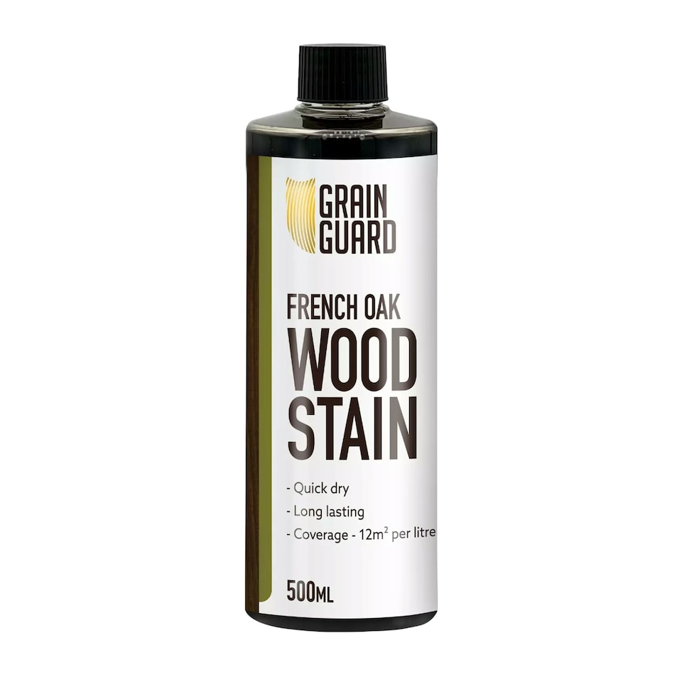Grain Guard Water Based Wood Stain - French Oak - 500ml