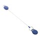 image 3 of XD Collection Recycled ABS Plastic Keyring - Blue - One Size