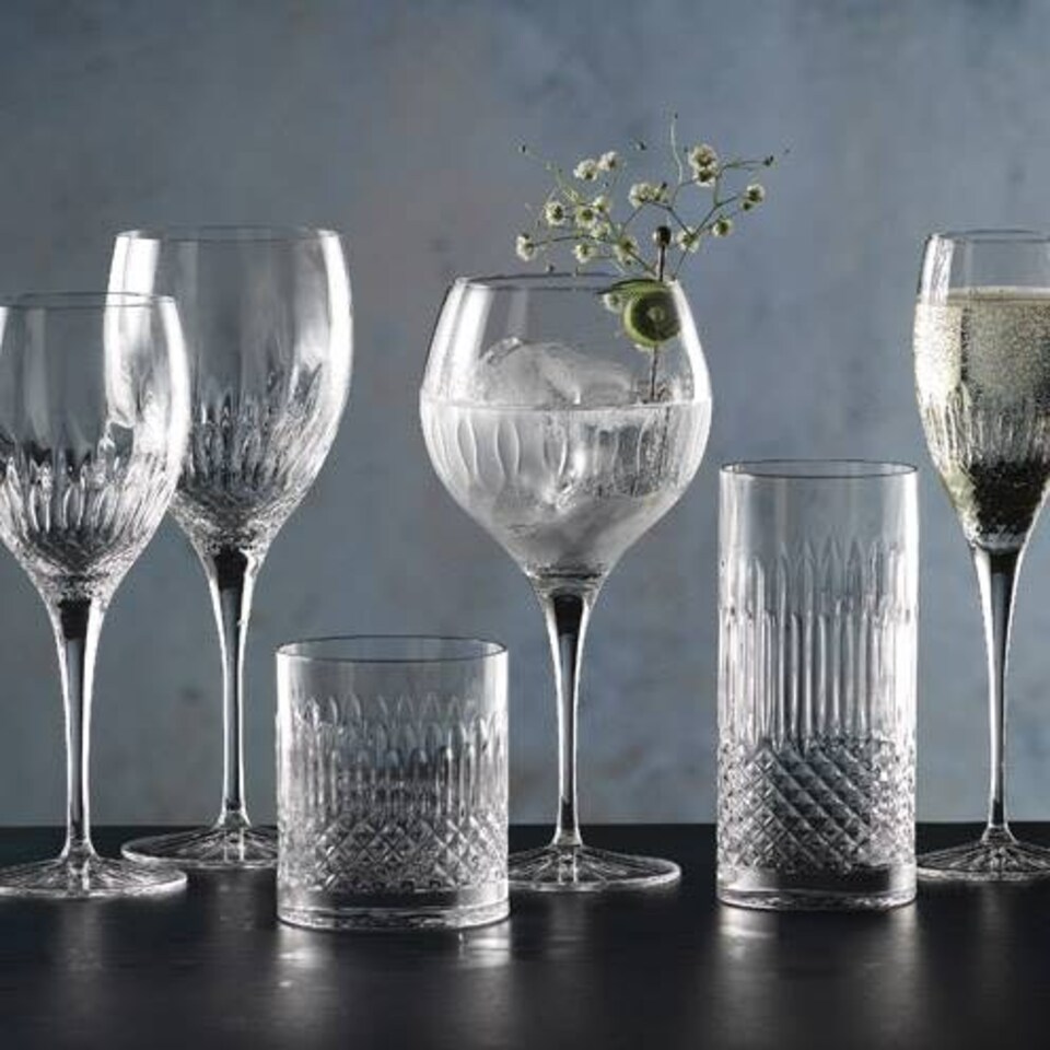 image 1 of Luigi Bormioli Diamante DOF Glasses, 380ml x 4
