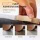 image 5 of NOVECRAFTO Self Adhesive Vinyl Floor Planks – Peel & Stick Flooring – Brown Wood Effect – Easy DIY Installation – Durable & Waterproof Tiles | Brown | 2.78 sqm