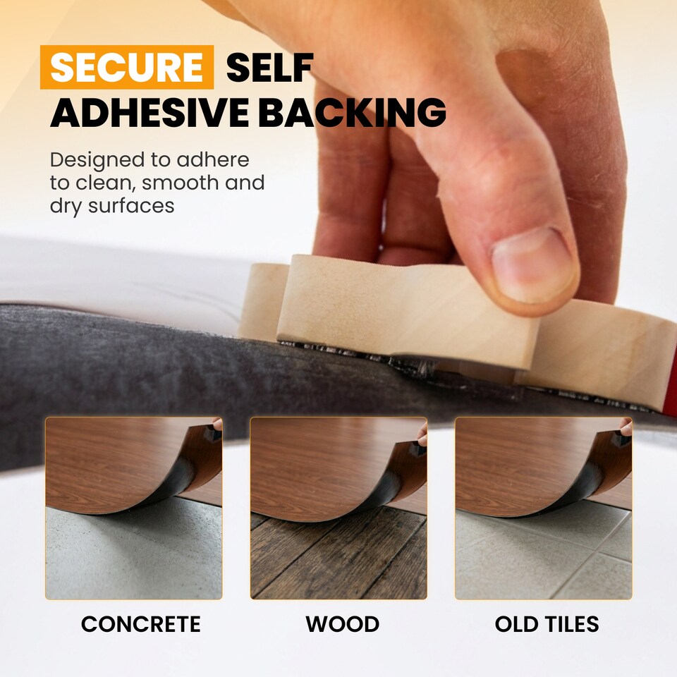 image 1 of NOVECRAFTO Self Adhesive Vinyl Floor Planks – Peel & Stick Flooring – Brown Wood Effect – Easy DIY Installation – Durable & Waterproof Tiles | Brown | 2.78 sqm