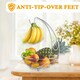 image 5 of Marco Paul Metal Fruit Bowl with Banana Hanger 38cm