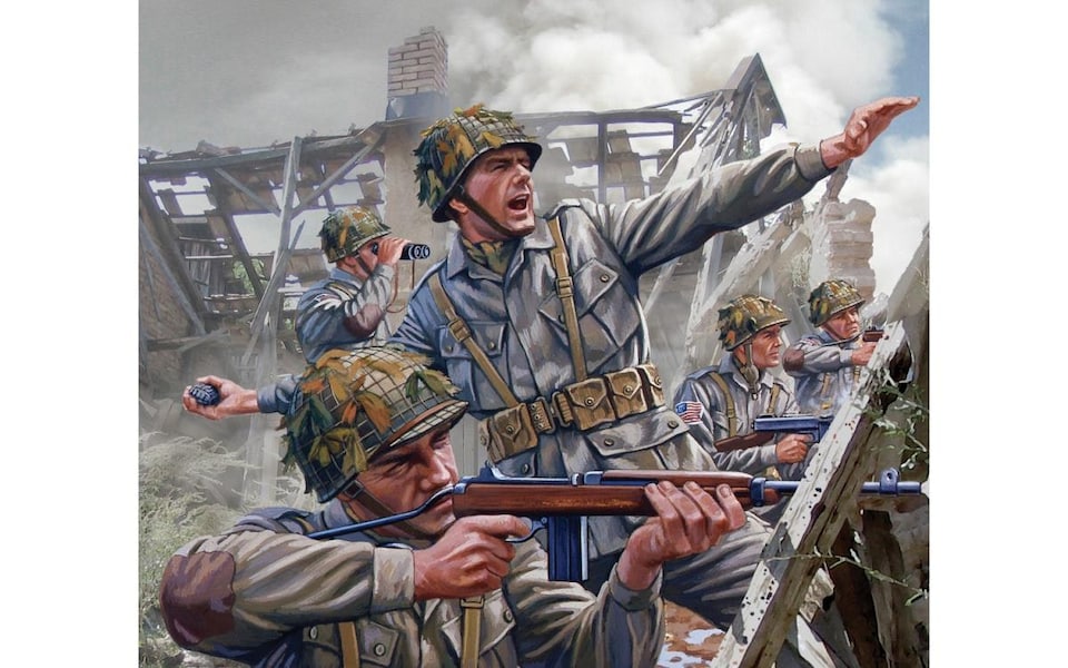 image 1 of Airfix Vintage Classics US WWII Paratroops (1:32 Scale)