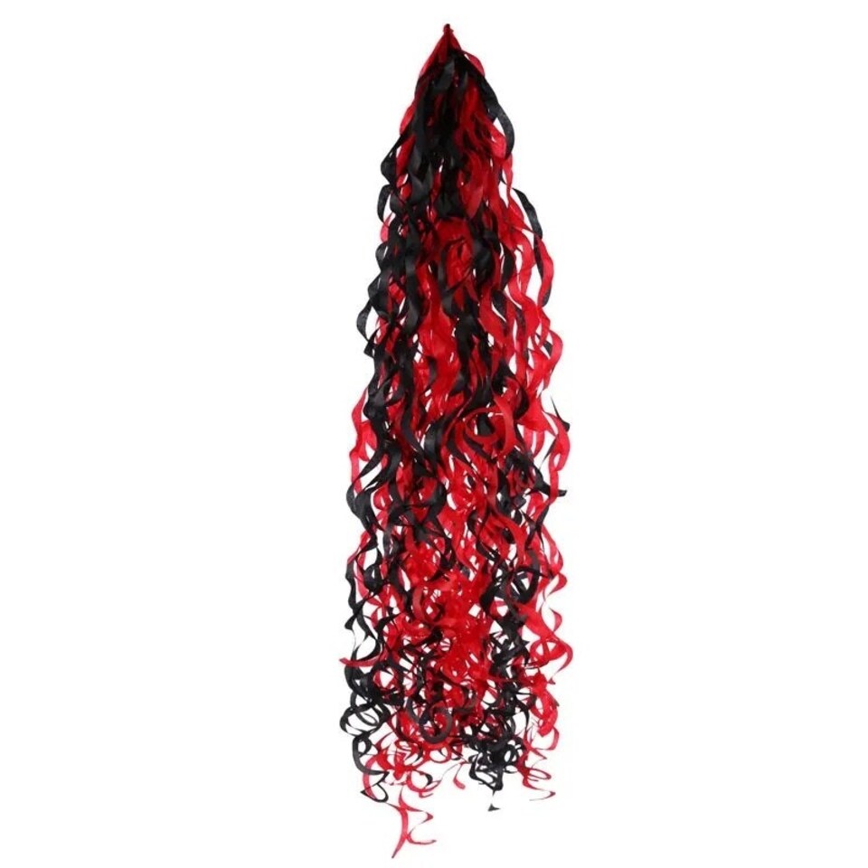 Apac Tassel Balloon Tail - Red/Black - One Size