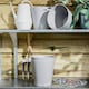 image 2 of Studio 4x 14cm Round Plastic Planter Grey