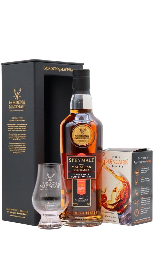 Macallan - Speymalt - Single Sherry Cask No. 22606616 2004 20 year old Whisky (Includes Glencairn Glass)