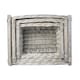 image 4 of Set of 3 Antique Wash Wooden Handled Wicker Storage Basket | Grey | Grey | Not provided