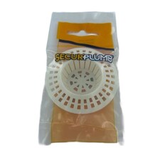 Securplumb Plastic Sink Strainer | White | White | 1