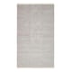 image 2 of Homescapes Light Grey 100% Cotton Plain Chenille Rug with Natural Trim - 90 x 150 cm Grey | 90 x 150 cm