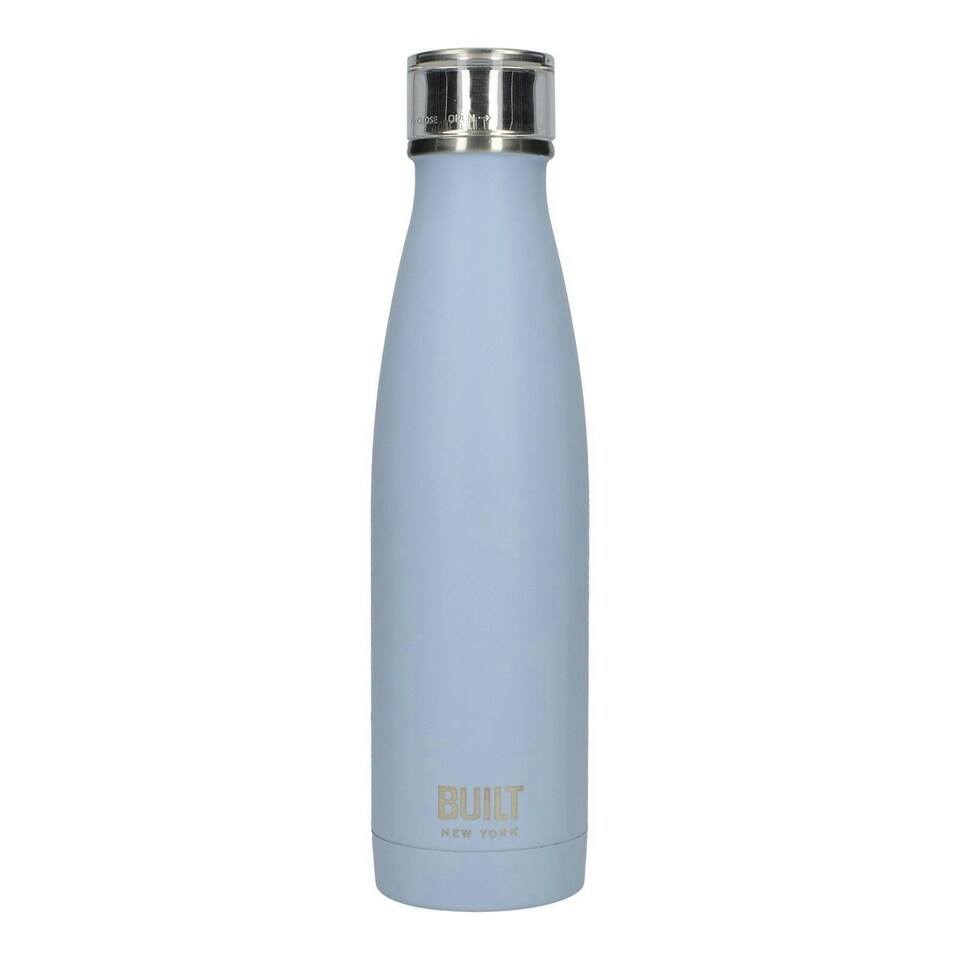 Built Water Bottle Perfect Seal 500ml Arctic Blue Matt
