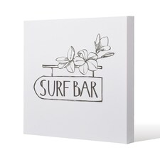 Surf Bar (Canvas Print) / 61 x 61 x 4cm | Multi