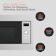 image 4 of Cookology Built-In Microwave 800W Integrated 20L - CBM20LSS Stainless Steel