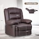 image 7 of Rattantree PU Leather Recliner Chair Manual Reclining Armchair