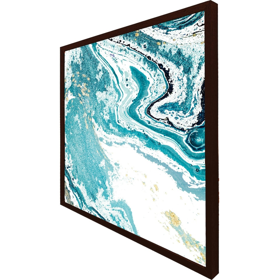 image 1 of Blue marble (Picture Frame) Brown | M