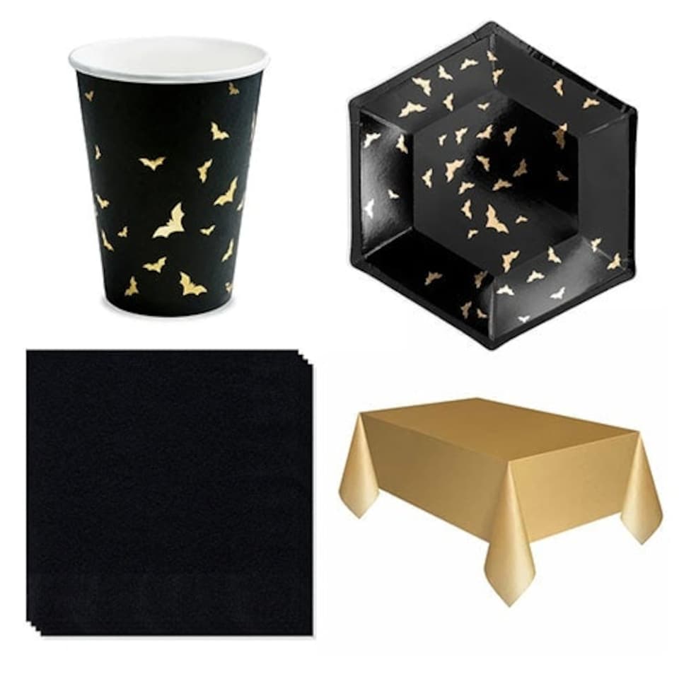 Halloween Bats 6 Person Value Party Pack