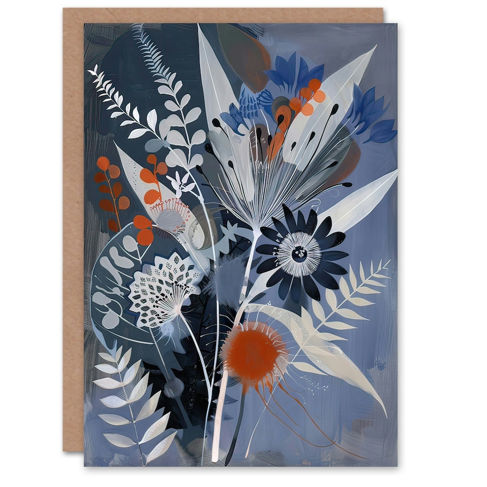 image 1 of Wildflower Spray Bouquet Floral Woman Her Birthday Card
