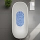 image 2 of Showerdrape Otto Blue Anti Slip PVC Bath Mat 69cm x 36cm | Blue | Blue | 1