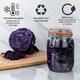 image 5 of 1L Pack of 3 Canisters Glass Storage Jars with Airtight Silicone Seal Metal Clip Top Lids