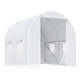 image 1 of Outsunny Greenhouse Solid Frame Walk-in Garden Grow Large Insect Poly Tunnel