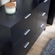 image 4 of Phoenix Chest Of 5 Drawers Bedroom Furniture Clothing Storage Organiser Unit | Black