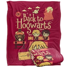 Harry Potter Back To Hogwarts Chibi Group Blanket - Multicoloured - One Size
