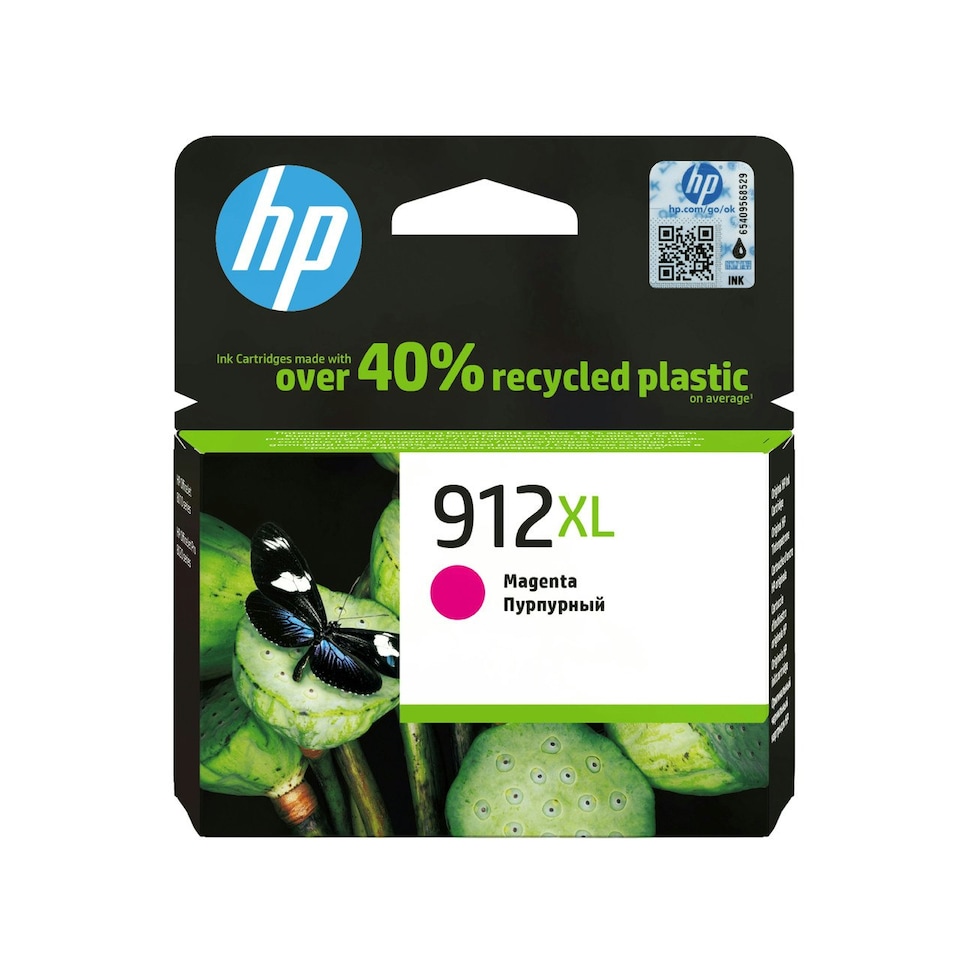 image 1 of HP 912XL Magenta Ink Cartridge Pink | 2x 912XL Magenta Compatible Ink Cartridges