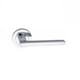image 4 of Golden Grace Leon Design Bathroom Classic Door Handles Set in Polished Chrome with Thumbturn and Mortise Lock Chrome