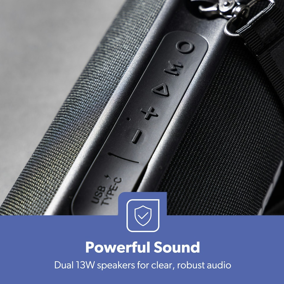 image 1 of GEEPAS Waterproof Bluetooth Speaker | Portable Wireless Speaker