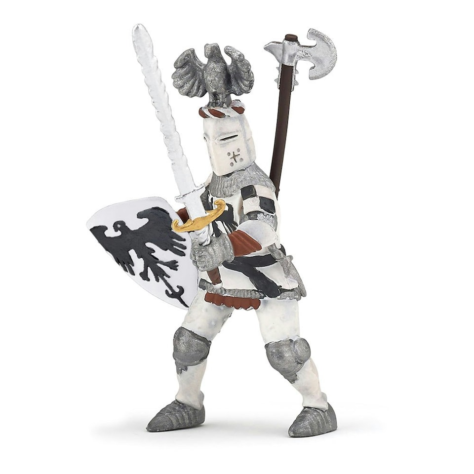 image 1 of PAPO Fantasy World White Crested Knight Toy Figure