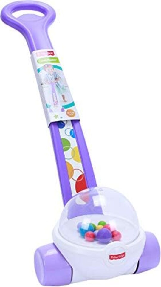 image 1 of Fisher Price Corn Popper Toddler Push Walker Purple