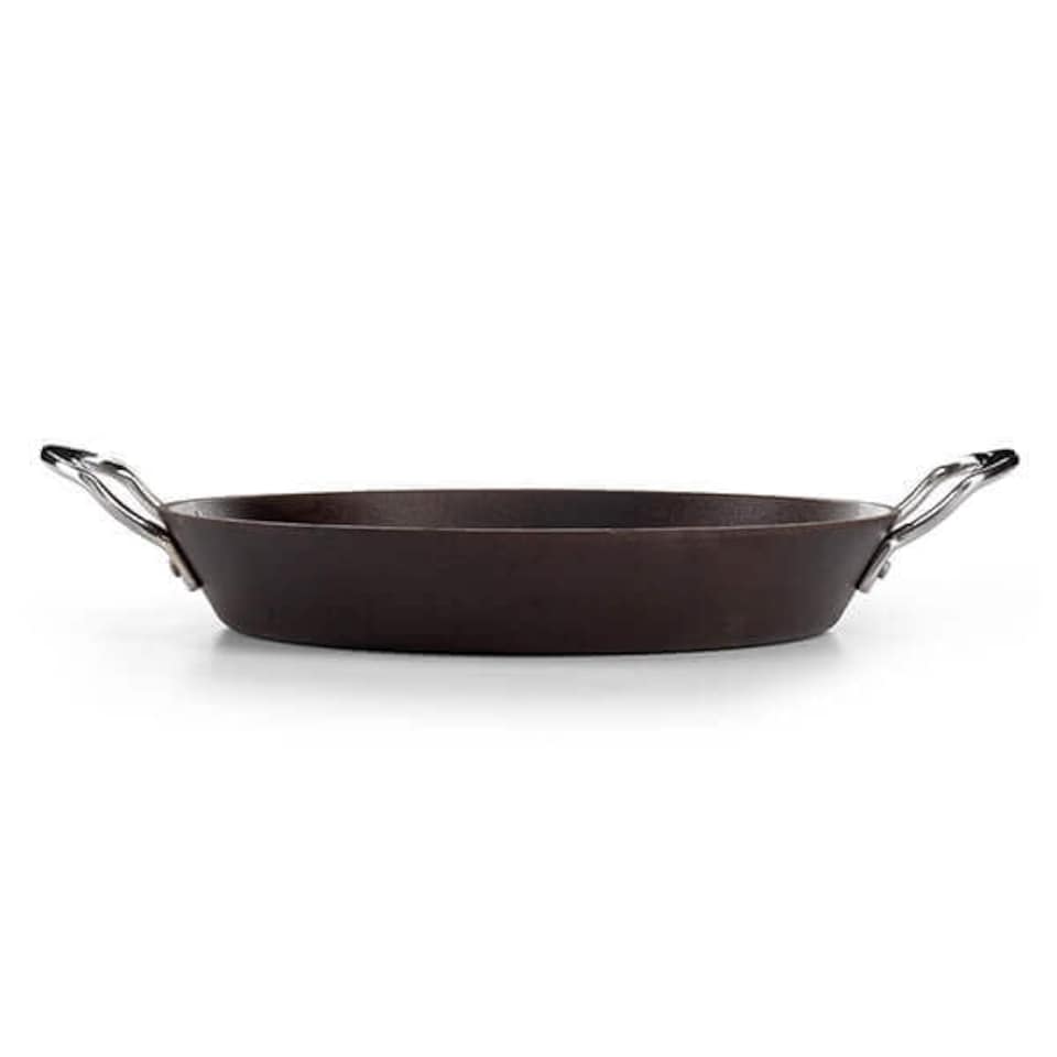 image 1 of Samuel Groves Britannia Cast Iron 24cm Double Handled Skillet